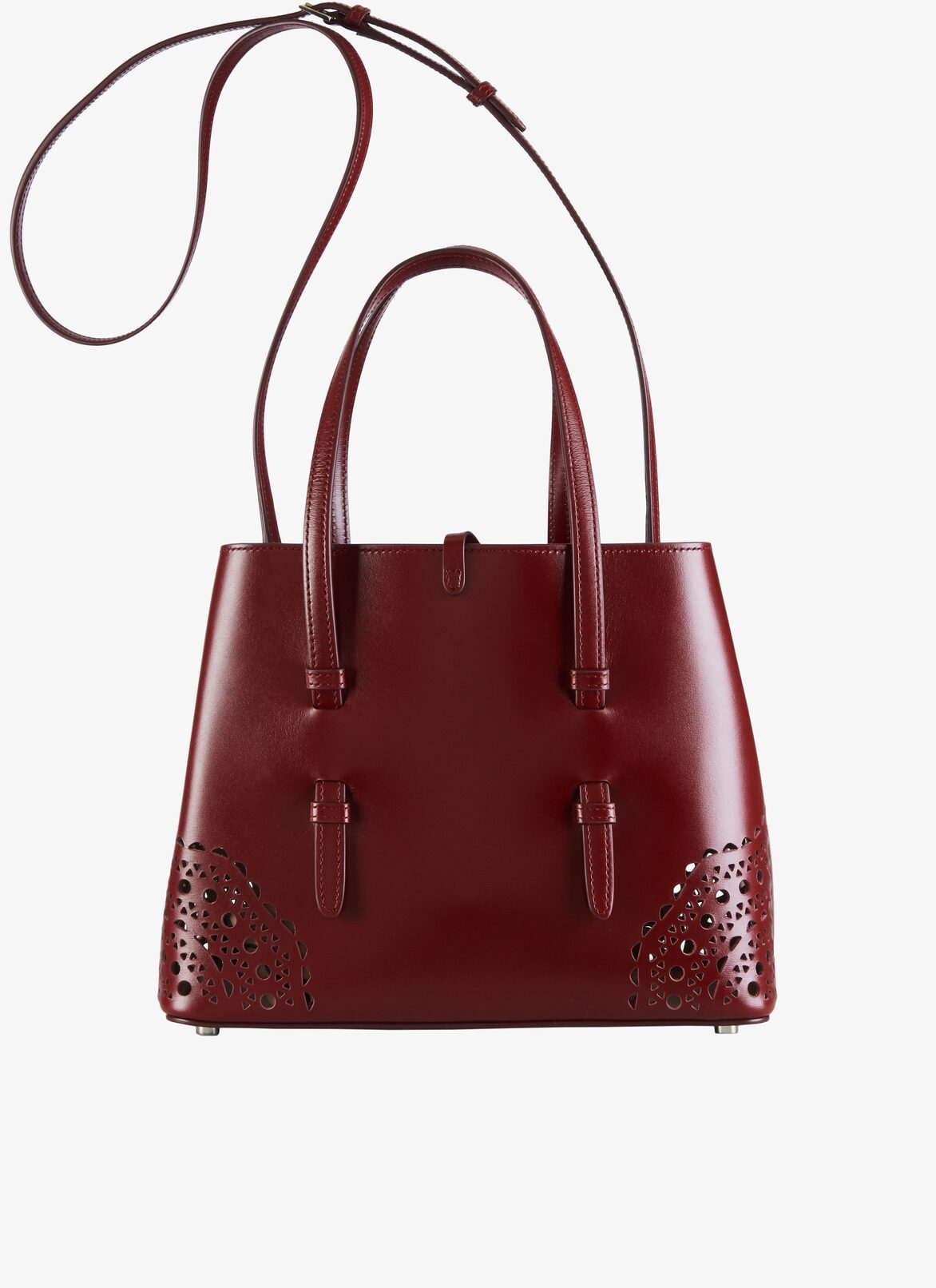 CABAS C.LUX QUART VIENNE VAGUE GRENAT ALAÏA ROUGE GRENAT  CABAS C.LUX QUART VIENNE VAGUE GRENAT